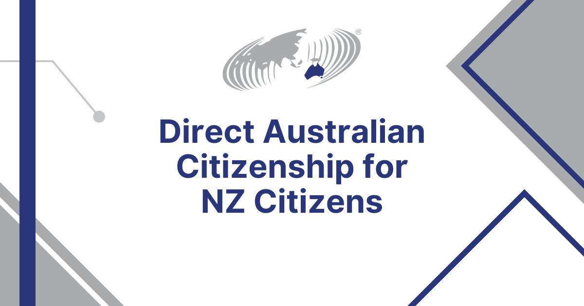 Direct Australian Citizenship for NZ Citizens